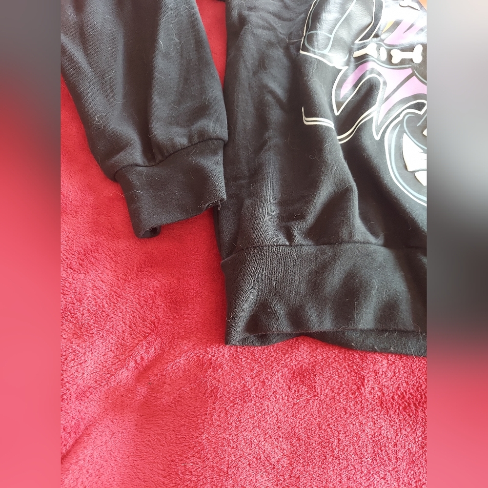 Disney Mickey Mouse Skeleton Vampire Graphic Hall… - image 3